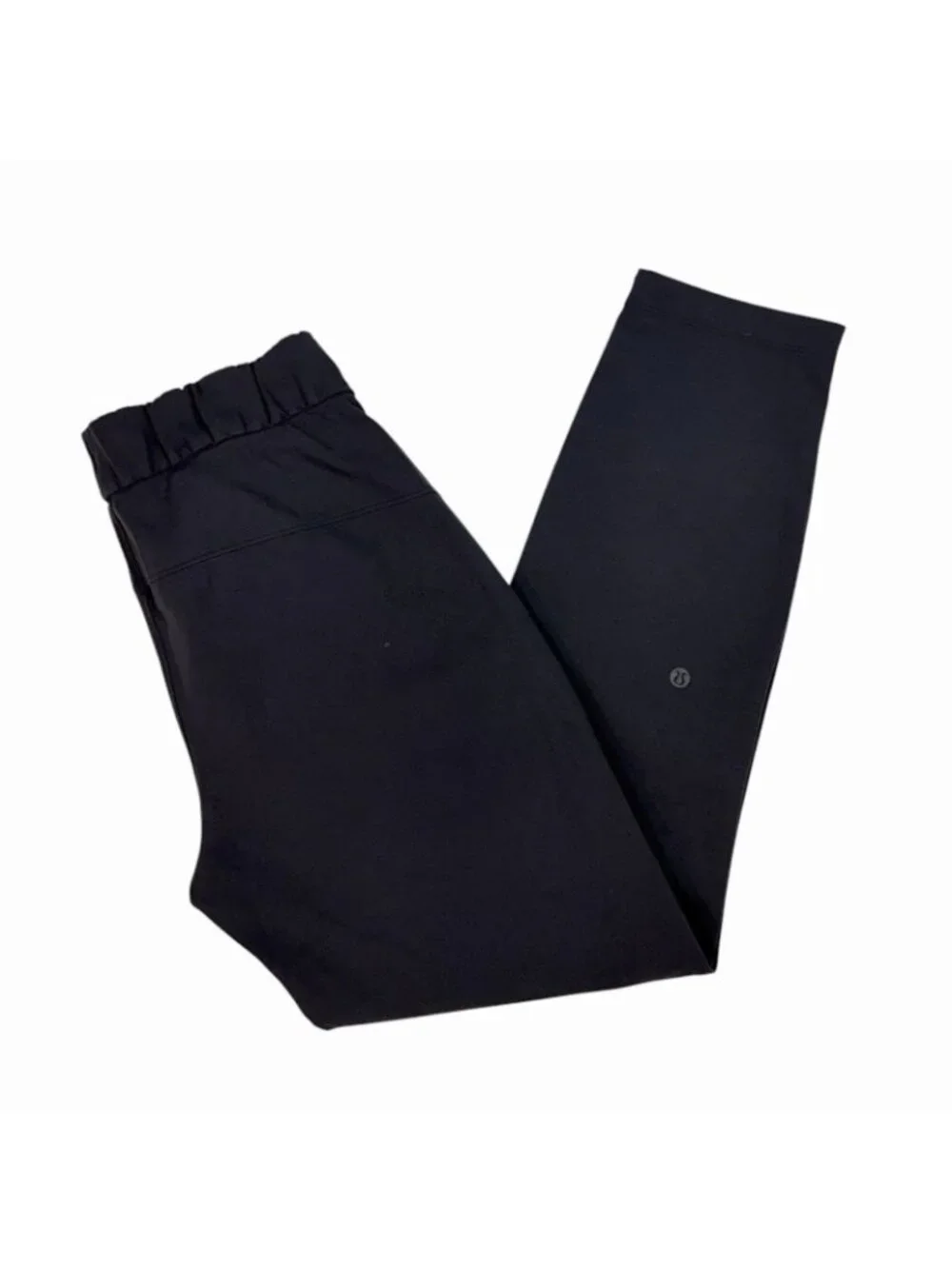 Lululemon On The Fly 7/8 Pants Size 4 True Navy Luxtreme Pull On Drawstring